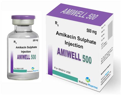 Amikacin (Injection Route): Side effects and dosage