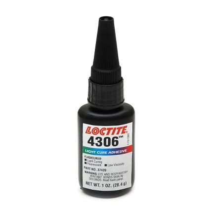 Henkel Loctite Flashcure 4306 Light Cure Cyanoacrylate Adhesive 1 oz Bottle