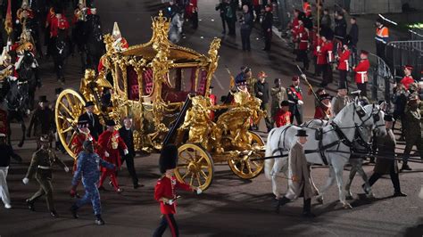 Huge Coronation rehearsal takes place overnight in London