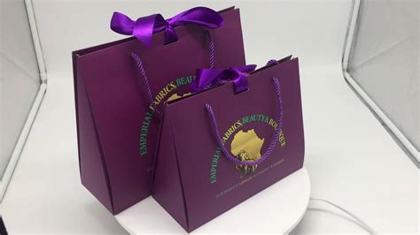 Customized Design Luxury Wedding Gift Paper Bag With Handle - Darling packing