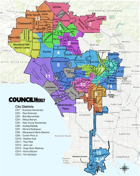 Council Weekly - CITY/COUNTY MAP (LA)