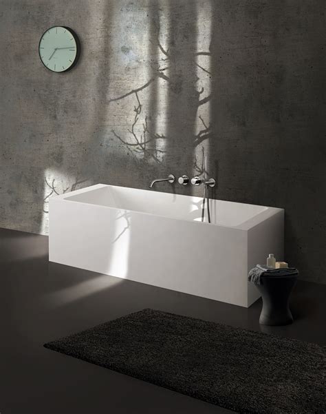 Modern Metrix Freestanding Rectangular Bathtub | Hydrology