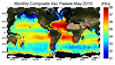 ESA - Ocean salinity May 2010