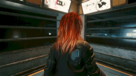 Black Widow Endgame Hair Color - Cyberpunk 2077 Mod