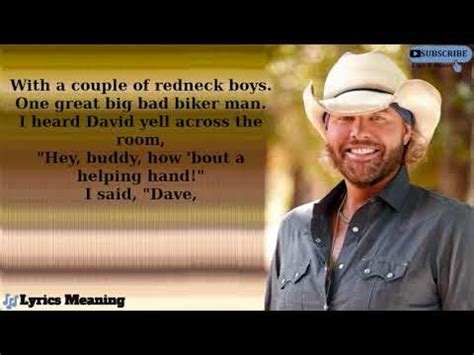 Toby Keith - As Good As I Once Was | Lyrics Meaning - YouTube