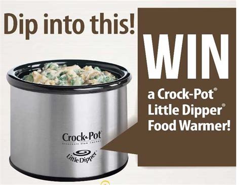 FREE Crock-Pot Little Dipper Giveaway | Free Stuff Finder Canada