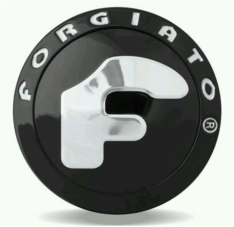 Sell 1 NEW BLACK FORGIATO FLOATING CENTER CAP FOR FORGIATO WHEELS RIMS wheel floater in ...