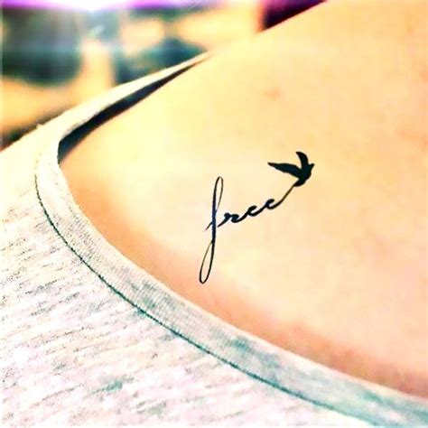 Small Free Bird Tattoo Idea