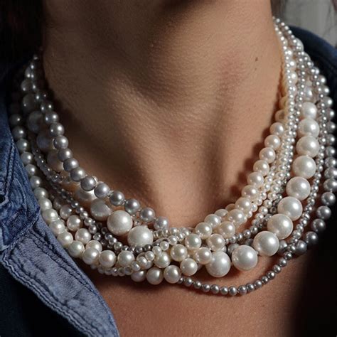 Multistrand Freshwater Pearl Necklace – Victoria Six