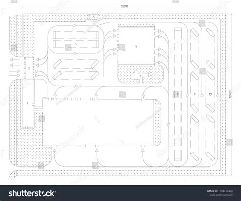 Technical Drawing Design Architectural Plan Project Stock Illustration ...