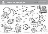Ocean Coloring Page sketch template
