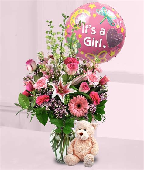 Baby Girl Surprise! - Baby Girl Surprise! As Shown | New baby flowers, Flower gift, New baby ...