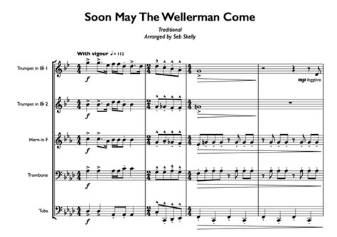 Soon May The Wellerman Come for Brass Quintet