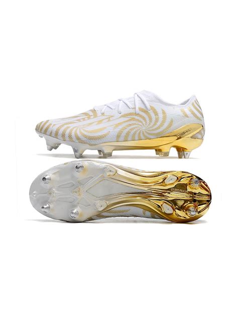 Adidas X Speedportal .1 SG White Gold Soccer Cleats