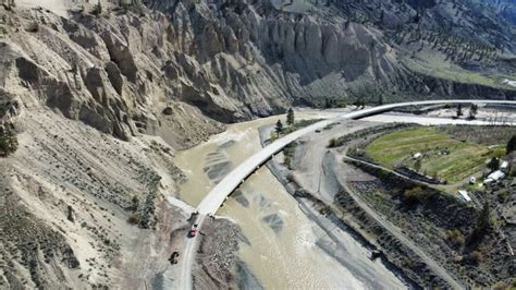 Nearly a year after being destroyed by floods, Highway 8 reopens | CBC News