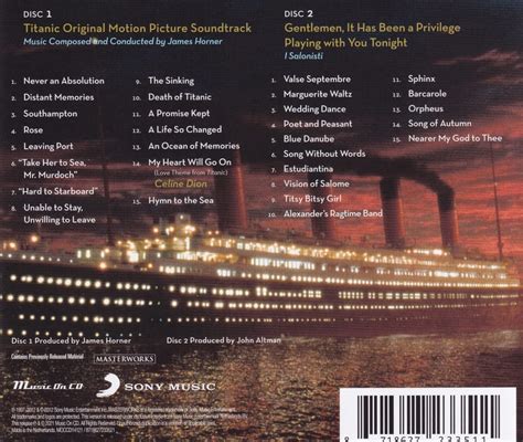 Buy Titanic Original Soundtrack Online at Lowest Price in Ubuy India. B09DMRGX23