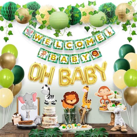 Safari Party Supplies Safari Party Jungle Baby Shower Safari Baby Shower Giraffe Baby Shower ...