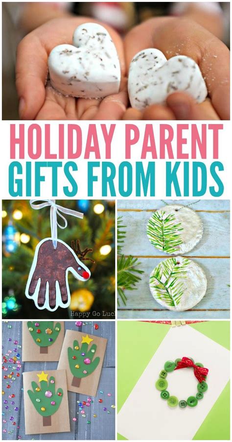 Holiday Parent Gifts from Kids | Diy christmas gifts for parents, Preschool christmas gifts ...