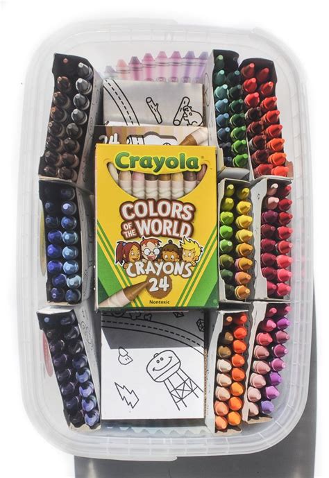 168 Crayola Crayon Tub Featuring Colors of the World Exclusive ...