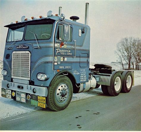 Vintage 70's White Freightliner COE | Western star trucks, Freightliner trucks, Big rig trucks