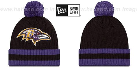 Baltimore Ravens CHILLER FILLER BEANIE Black-Purple