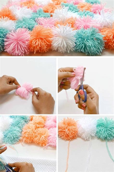 You'll Love To Make A Super Cute Pom Pom Rug | The WHOot | Diy and ...