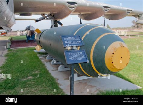 MK-17 thermonuclear bomb on display at Castle Air Museum, Merced California Stock Photo - Alamy