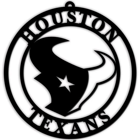 Houston Texans 16'' Team Logo Cutout - Black in 2023 | Houston texans ...