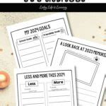 New Year Resolutions Worksheet for Kids