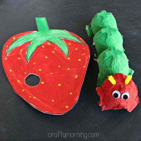 Egg Carton Hungry Caterpillar Craft - Crafty Morning