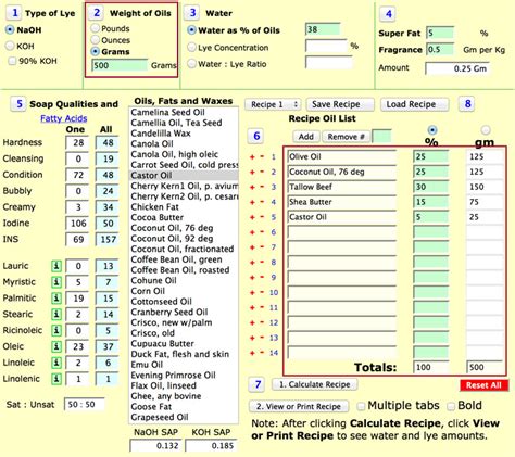 Homemade Soap Lye Calculator - Homemade Ftempo