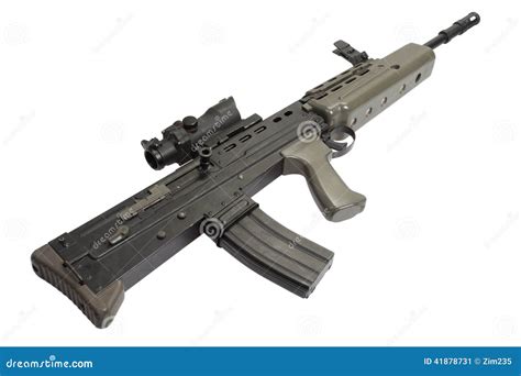 British Assault Rifle L85A1 Stock Image - Image of colt, shot: 41878731