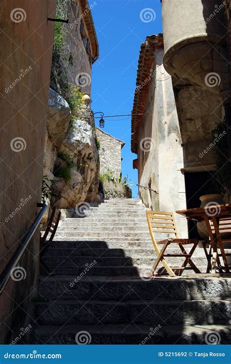 Eze village stock photo. Image of background, calm, cote - 5215692