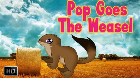 Pop Goes The Weasel Nursery Rhyme With Lyrics - Kids Songs - Toddler Rhymes - YouTube