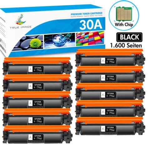 10x 30A Toner Cartridge For HP CF230A LaserJet M203dw M203dn MFP ...