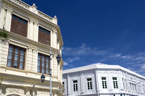 George Town Heritage Buildings Stock Image - Image of residence, houses ...