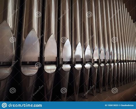 Church Pipe Organ Keyboard Instrument Stock Image - Image of pipe ...