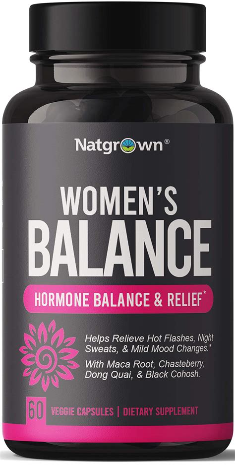 Buy Women’s Balance - Hormone Balance for Women Menopause Relief Supplement with Maca Root ...