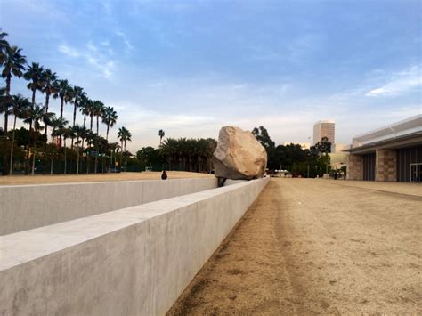 Levitated Mass by Michael Heizer at LACMA