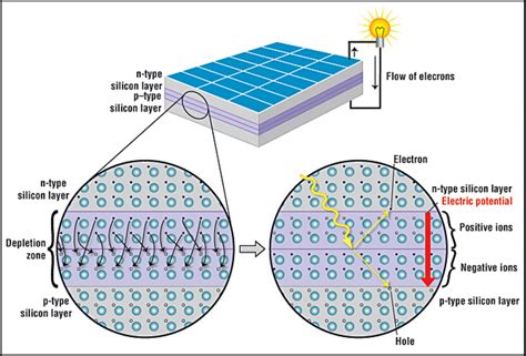 Schematic diagram of the structure of solar cells showing all the ...