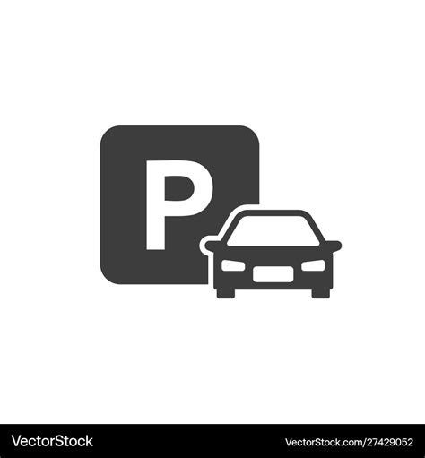 Car parking icon Royalty Free Vector Image - VectorStock