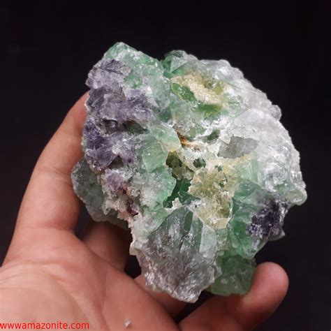 BI-Colour Fluorite Mineral Specimen From Reimvasmaak, Orange river, South Africa » amazonite.com