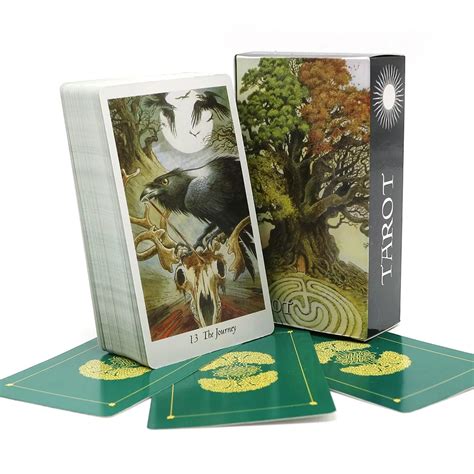 Nature tarot deck mysterious animal playing cards game Full English ...