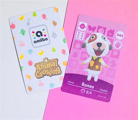 Bones amiibo card . Animal Crossing NFC amiibo card . Bones | Etsy