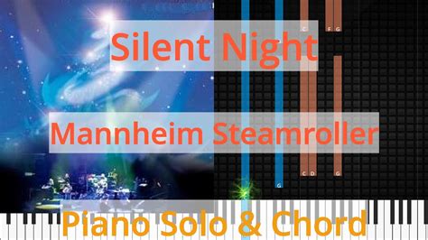 🎹Solo & Chord, Silent Night, Mannheim Steamroller, Synthesia Piano ...