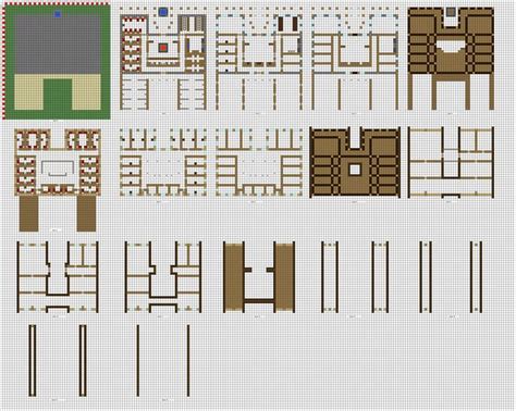 minecraft pe blueprints layer by layer - Google Search | Minecraft ...