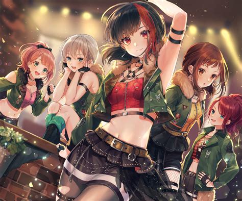 Afterglow - BanG Dream! Girls Band Party! - Image by Shinotarou ...