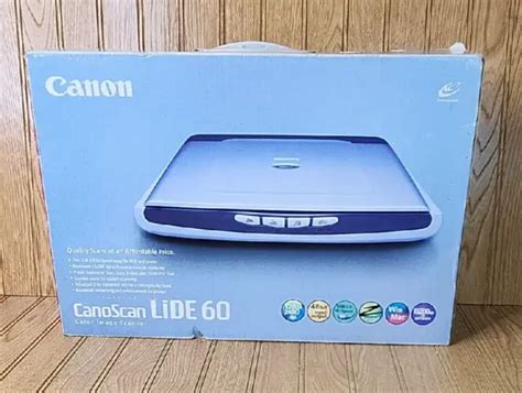 CANON CANOSCAN LIDE 60 Color Image Scanner TESTED $34.99 - PicClick