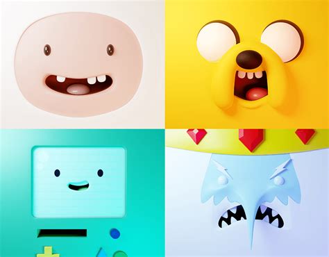 Faces of Adventure Time | Behance