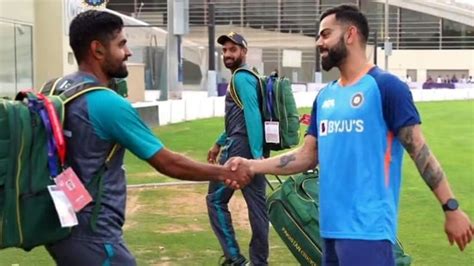 PSL team tweets Kohli, Babar's handshake photo, receives outrageous ...